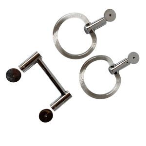 Vintage Lucite Set Bathroom Towel Bar & Toilet Paper Holder